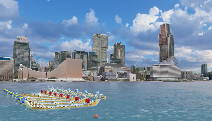 維多利亞港3D模型
