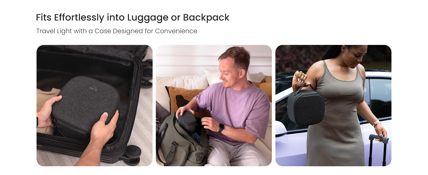 Fits Effortlessly into Luggage or Backpack  Travel Light with a Case Designed for Convenience