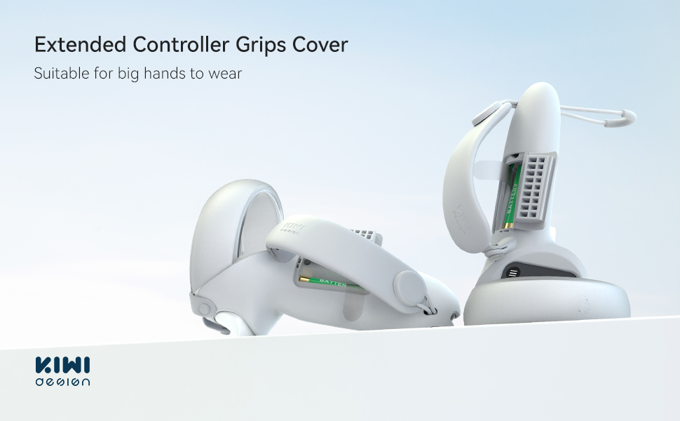 Extended Controller Grips Cover  Suitable for big hands to wear