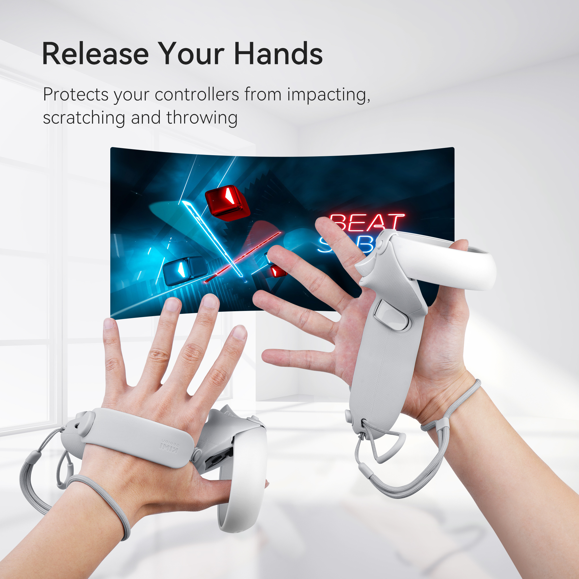 Release Your Hands Protects your controllers from impacting, scratching and throwing