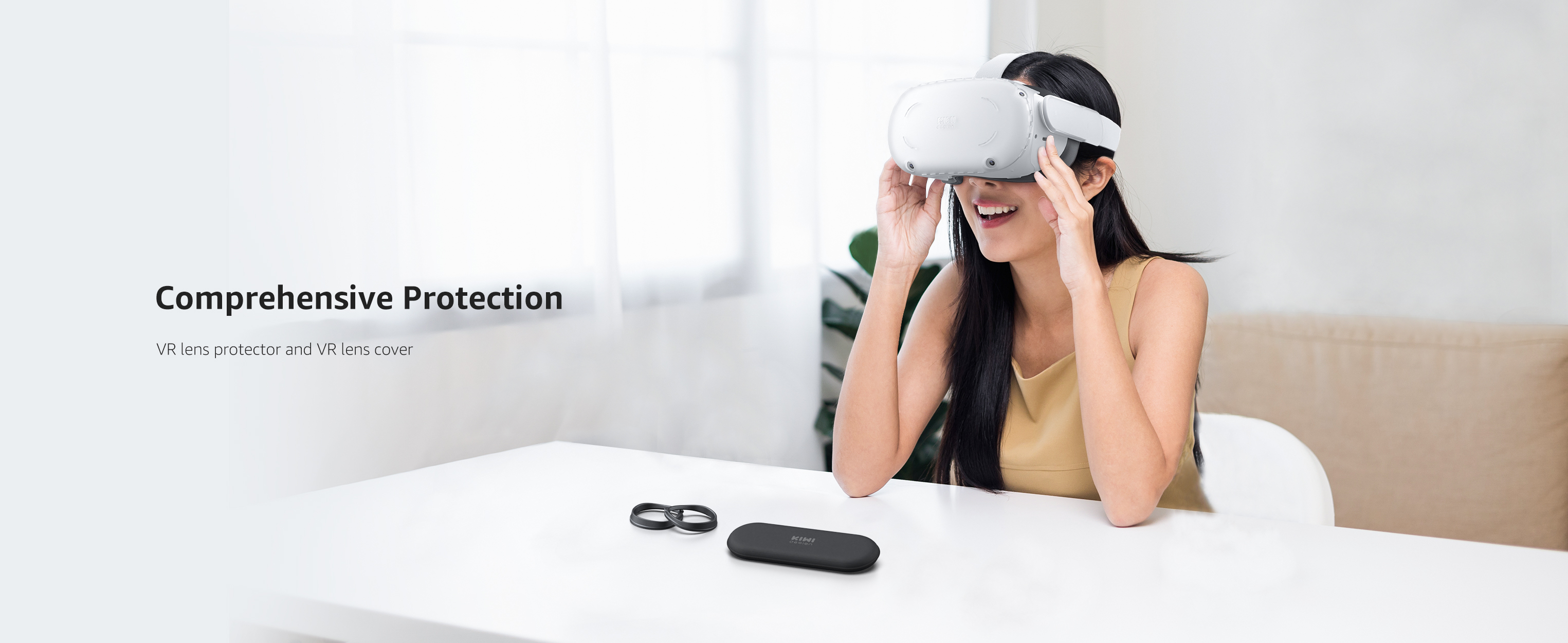 Comprehensive Protection  VR lens protector and VR lens cover